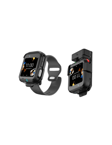 Zebra WS301 Wearable Solution, Clip Mount, 3.5 mm Headset Support, Front & Side Camera, 4GB/64GB, removable battery, Android