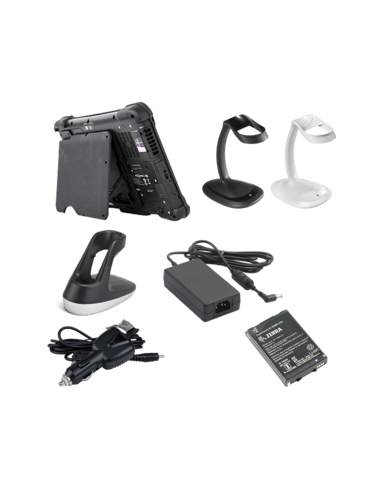Zebra battery charging station, 4 slots