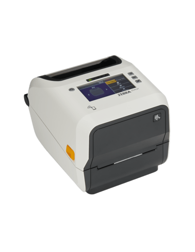 Zebra ZD621-HC, 12 dots/mm (300 dpi), disp. (colour), RTC, USB, USB Host, RS232, BT, Ethernet, Wi-Fi, kit (USB), white