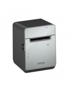 Label printer Epson TM-L100, 8 dots/mm (203 dpi), cutter, linerless, USB, Lightning, BT, Ethernet, black