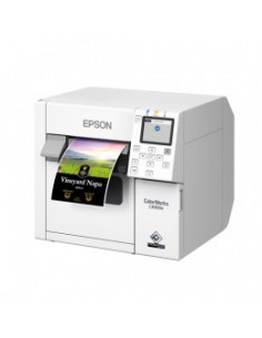 Epson ColorWorks C4000, Gloss Black Ink, cutter, ZPLII, USB, Ethernet