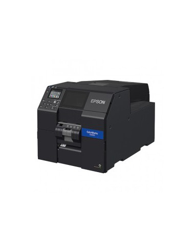 Spalvoti lipdukų spausdintuvai Spalvotas lipdukų spausdintuvas Epson ColorWorks CW-C6500Ae, cutter, disp., USB, Ethernet, black