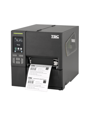 TSC MB340T, 12 dots/mm (300 dpi), disp., RTC, EPL, ZPL, ZPLII, DPL, USB, RS232, Ethernet