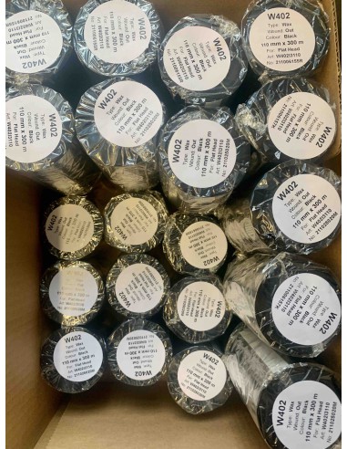 Ribbon 110mm x 110m Wax