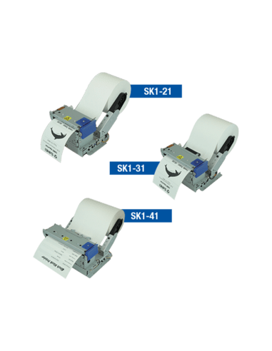 Star SK-1 and SK-4 Series, 8 dots/mm (203 dpi), cutter, USB, RS232