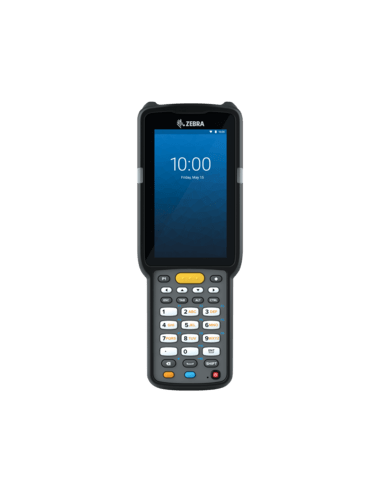 Zebra MC3300x, 2D, SR, SE4770, 10.5 cm (4''), Func. Num., Gun, BT, Wi-Fi, NFC, Android, GMS