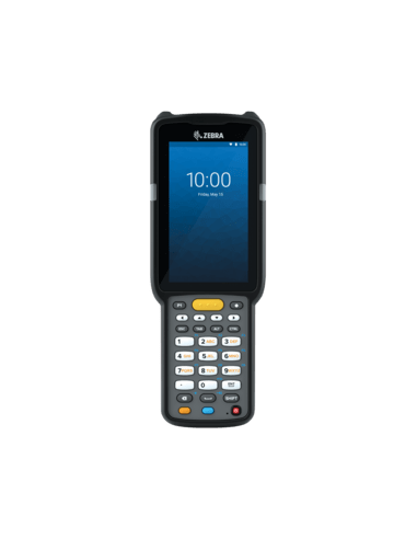 Zebra MC3300x, 2D, SR, SE4770, 10.5 cm (4''), Func. Num., Gun, RFID, BT, Wi-Fi, NFC, Android, GMS