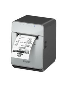 Epson TM-L100, 8 dots/mm (203 dpi), cutter, linerless, USB, Lightning, BT, Ethernet, black