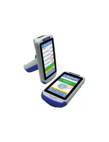 Duomenų kaupikliai Joya Touch Plus, 2D, BT (BLE), Wi-Fi, NFC, Gun, blue, grey, WEC 7
