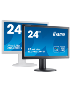 iiyama ProLite XUB2492HSU-W6, Full HD, USB, kit (USB), white