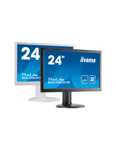 iiyama ProLite XUB2492HSU-W6, Full HD, USB, kit (USB), white
