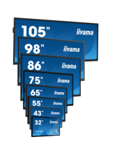 iiyama ProLite TE8614MIS-B2AG, 24/7, Google EDLA, 217.4 cm (85.6), PureTouch-IR, 4K, USB, USB-C, RS232, Ethernet, Wi-Fi, Androi