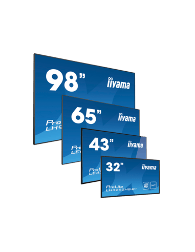 iiyama ProLite LH5060UHS-B1AG, 24/7, 125,7 cm (49,5), 4K, USB, RS232, Ethernet, Wi-Fi, Android, kit (RS232), black